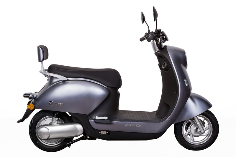 Scuter electric Ztech ZT-37 M6 GRAPHENE autonomie 55 Km viteza maxima 45 km/h putere 2100W acumulator 20Ah/72V-Gri