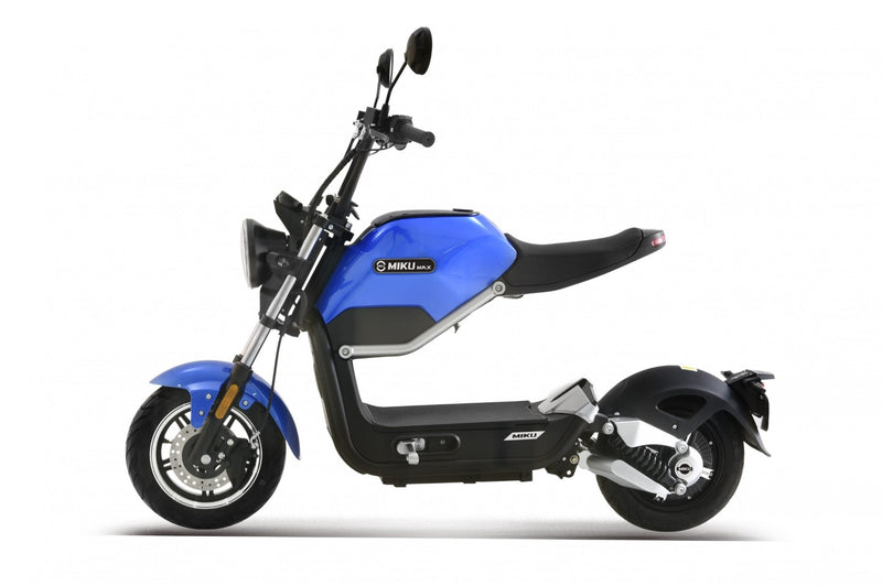 Scuter electric Ztech ZT-60-A MIKU MAX autonomie 60 Km viteza maxima 45 km/h putere 800W acumulator 20Ah/60V-Albastru