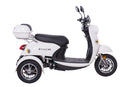 Tricicleta electrica Ztech ZT-63-B-G TRILUX GRAPHENE autonomie 60 Km viteza maxima 25 km/h putere 650W acumulator 20Ah/60V nu necesita permis-Alb