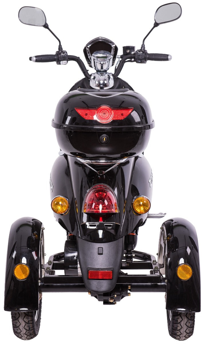 Tricicleta electrica Ztech ZT-63-B TRILUX autonomie 60 Km viteza maxima 25 km/h putere 650W acumulator 20Ah/60V nu necesita permis-Alb