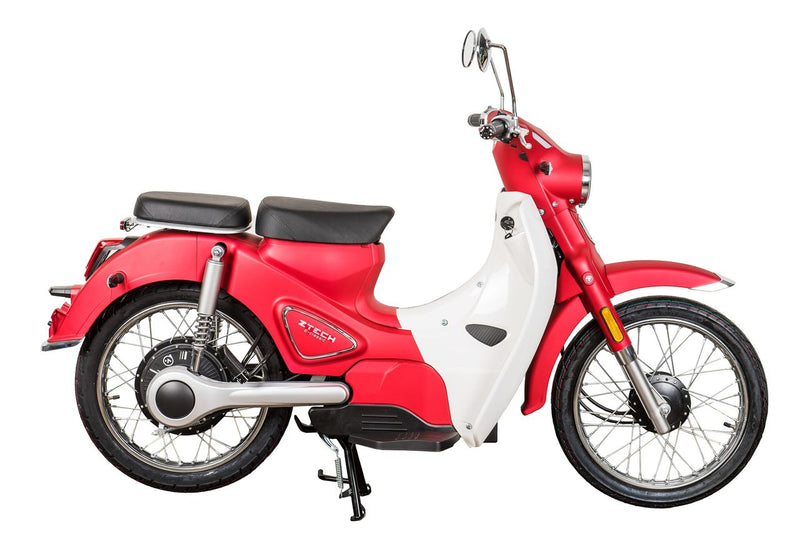 Scuter electric Ztech ZT-67-B RETRO CITY autonomie 80 Km viteza maxima 45 km/h putere 1500W acumulator 32Ah/60V-Alb