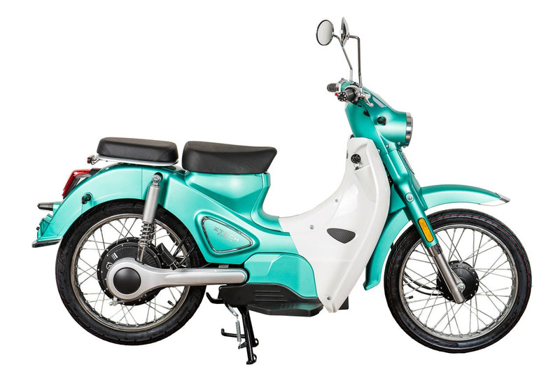 Scuter electric Ztech ZT-67-A RETRO CITY autonomie 65 Km viteza maxima 45 km/h putere 1500W acumulator 26Ah/60V-Alb