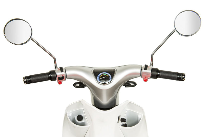 Scuter electric Ztech ZT-67-A RETRO CITY autonomie 65 Km viteza maxima 45 km/h putere 1500W acumulator 26Ah/60V-Alb