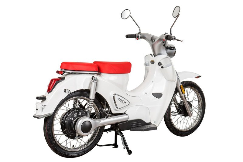 Scuter electric Ztech ZT-67-A RETRO CITY autonomie 65 Km viteza maxima 45 km/h putere 1500W acumulator 26Ah/60V-Alb