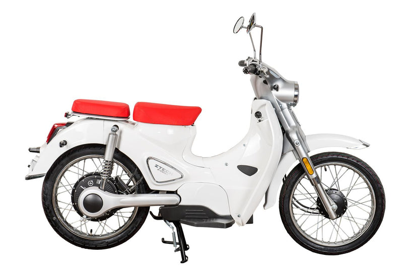 Scuter electric Ztech ZT-67-A RETRO CITY autonomie 65 Km viteza maxima 45 km/h putere 1500W acumulator 26Ah/60V-Alb