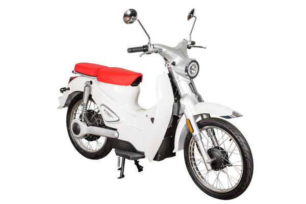Scuter electric Ztech ZT-67-B RETRO CITY autonomie 80 Km viteza maxima 45 km/h putere 1500W acumulator 32Ah/60V-Alb