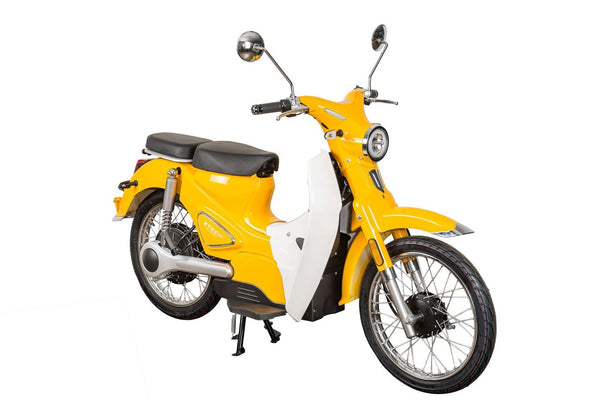 Scuter electric Ztech ZT-67-B RETRO CITY autonomie 80 Km viteza maxima 45 km/h putere 1500W acumulator 32Ah/60V-Galben
