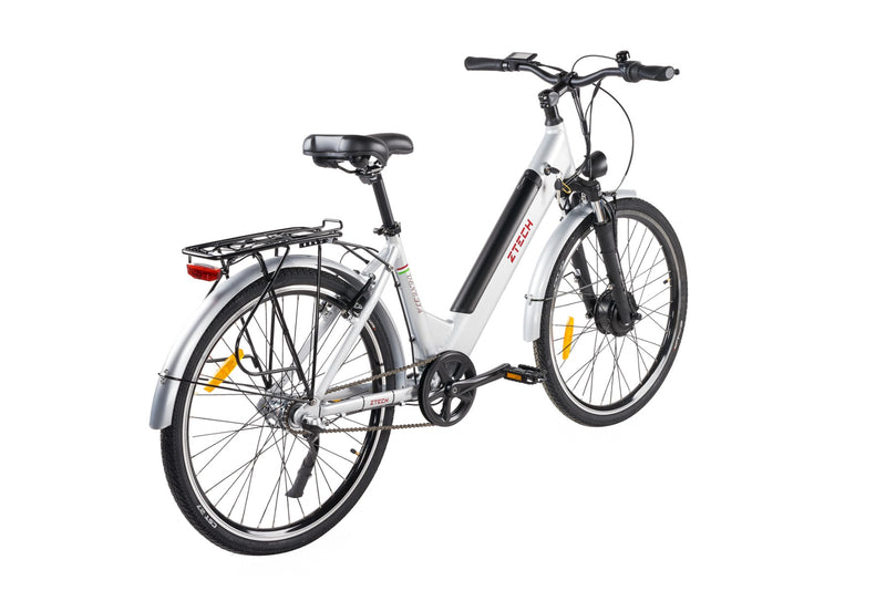 Bicicleta electrica Ztech ZT-83 Eel-F viteza maxima 25 km/h putere 250W acumulator 12Ah/36V nu necesita permis-Negru