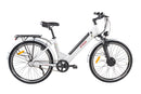 Bicicleta electrica Ztech ZT-83 Eel-F viteza maxima 25 km/h putere 250W acumulator 12Ah/36V nu necesita permis-Alb