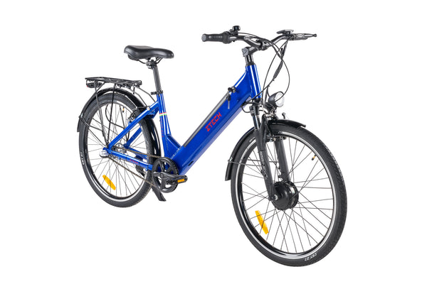 Bicicleta electrica Ztech ZT-83 Eel-F viteza maxima 25 km/h putere 250W acumulator 12Ah/36V nu necesita permis-Albastru