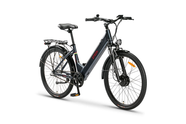 Bicicleta electrica Ztech ZT-83 Eel-F viteza maxima 25 km/h putere 250W acumulator 12Ah/36V nu necesita permis-Negru