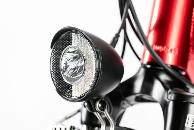 Bicicleta electrica Ztech ZT-83 Eel-F viteza maxima 25 km/h putere 250W acumulator 12Ah/36V nu necesita permis-Rosu