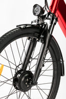 Bicicleta electrica Ztech ZT-83 Eel-F viteza maxima 25 km/h putere 250W acumulator 12Ah/36V nu necesita permis-Rosu