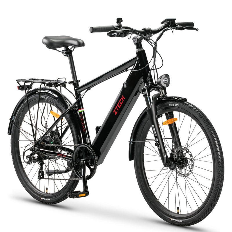 Bicicleta electrica Ztech ZT-84 Eel-M viteza maxima 25 km/h putere 250W acumulator 12Ah/36V nu necesita permis-Galben