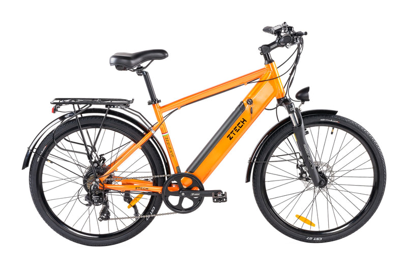 Bicicleta electrica Ztech ZT-84 Eel-M viteza maxima 25 km/h putere 250W acumulator 12Ah/36V nu necesita permis-Albastru