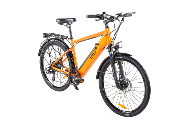 Bicicleta electrica Ztech ZT-84 Eel-M viteza maxima 25 km/h putere 250W acumulator 12Ah/36V nu necesita permis-Galben