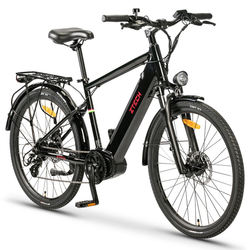Bicicleta electrica Ztech ZT-84M Eel-M viteza maxima 25 km/h putere 250W acumulator 12Ah/36V nu necesita permis-Albastru