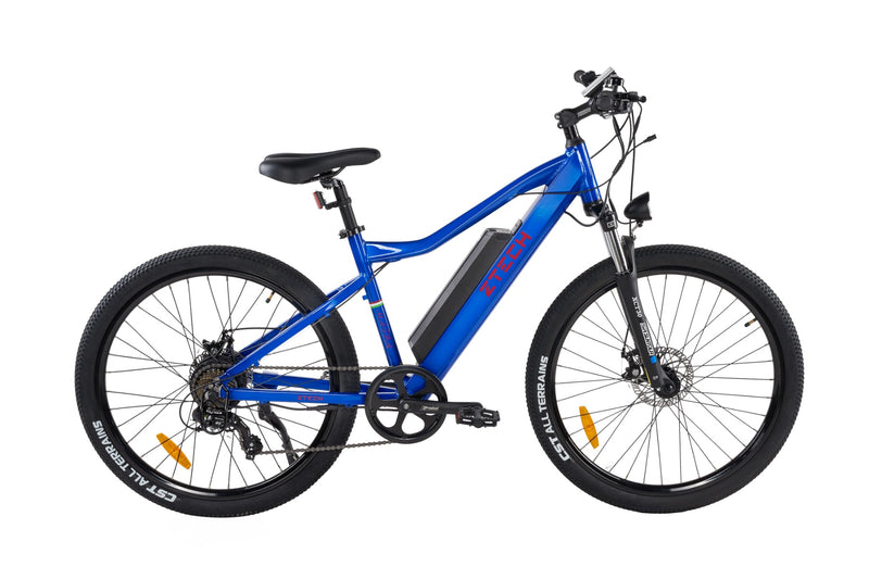 Bicicleta electrica Ztech ZT-85 SWORDFISH autonomie 50 km viteza maxima 25 km/h putere 250W acumulator 12Ah/36V nu necesita permis-Albastru