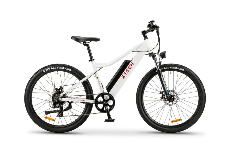 Bicicleta electrica Ztech ZT-85 SWORDFISH autonomie 50 km viteza maxima 25 km/h putere 250W acumulator 12Ah/36V nu necesita permis-Gri