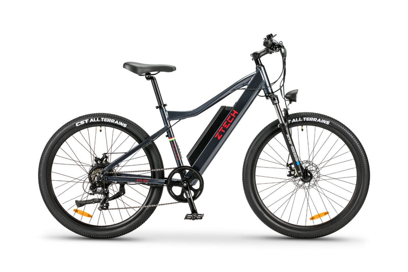 Bicicleta electrica Ztech ZT-85 SWORDFISH autonomie 50 km viteza maxima 25 km/h putere 250W acumulator 12Ah/36V nu necesita permis-Albastru