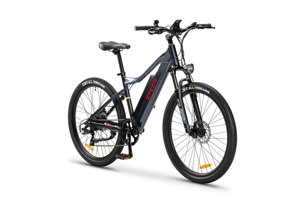 Bicicleta electrica Ztech ZT-85 SWORDFISH autonomie 50 km viteza maxima 25 km/h putere 250W acumulator 12Ah/36V nu necesita permis-Gri
