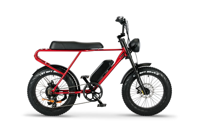 Bicicleta electrica Ztech ZT-86-A LEGACY A autonomie 45 km viteza maxima 25 km/h putere 250W acumulator 13Ah/48V nu necesita permis-Negru