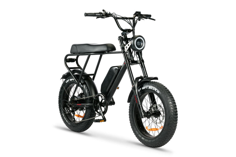 Bicicleta electrica Ztech ZT-86-A LEGACY A autonomie 45 km viteza maxima 25 km/h putere 250W acumulator 13Ah/48V nu necesita permis-Alb