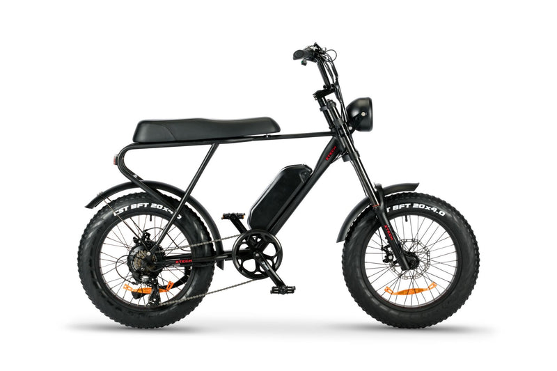 Bicicleta electrica Ztech ZT-86-A LEGACY A autonomie 45 km viteza maxima 25 km/h putere 250W acumulator 13Ah/48V nu necesita permis-Alb