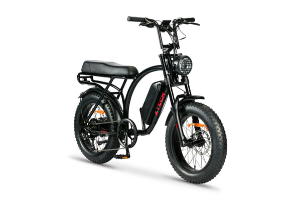 Bicicleta electrica Ztech ZT-86-B LEGACY B autonomie 45 km viteza maxima 25 km/h putere 250W acumulator 13Ah/48V nu necesita permis-Negru