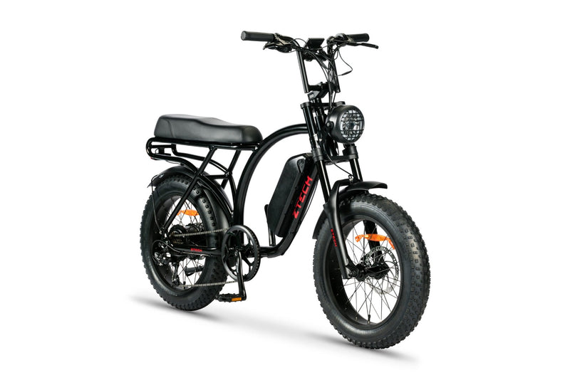 Bicicleta electrica Ztech ZT-86-B LEGACY B autonomie 45 km viteza maxima 25 km/h putere 250W acumulator 13Ah/48V nu necesita permis-Negru