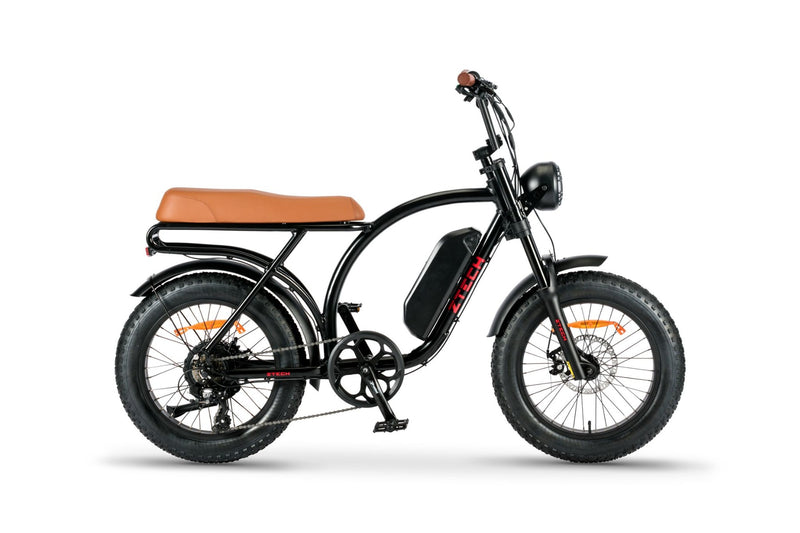 Bicicleta electrica Ztech ZT-86-B LEGACY B autonomie 45 km viteza maxima 25 km/h putere 250W acumulator 13Ah/48V nu necesita permis-Negru