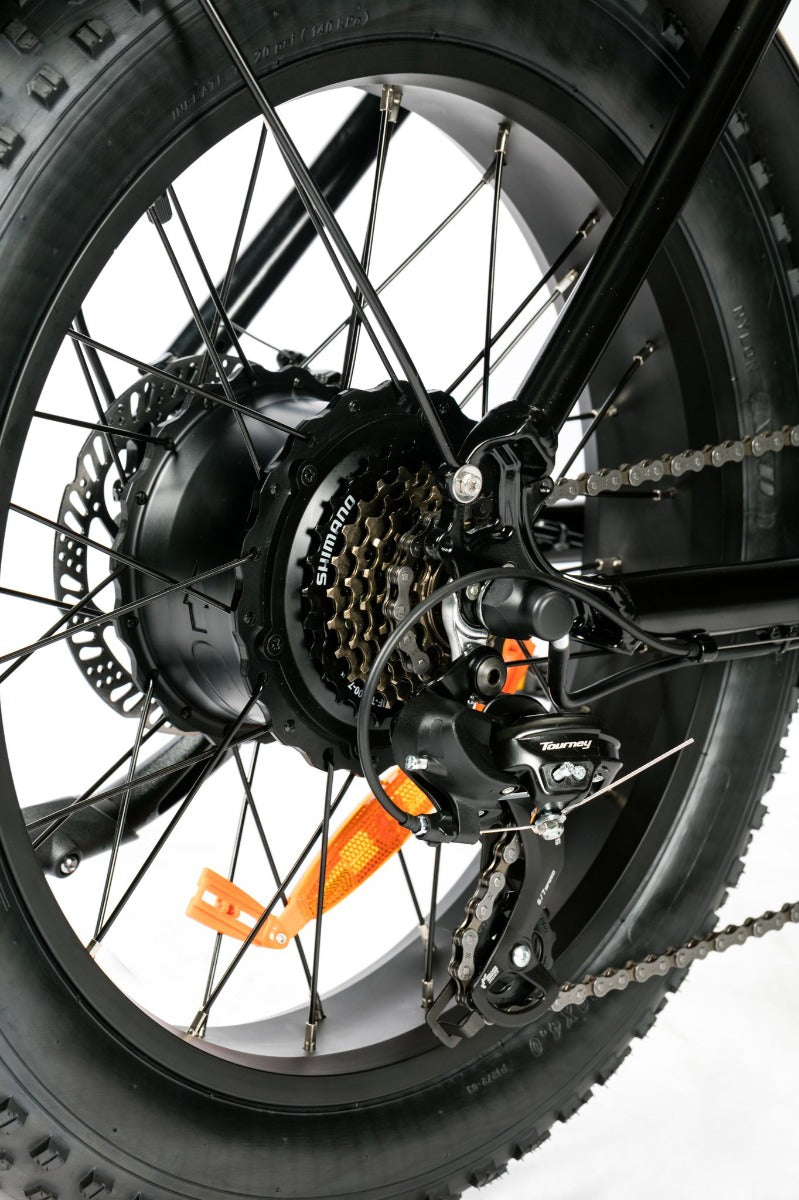Bicicleta electrica Ztech ZT-86-B LEGACY B autonomie 45 km viteza maxima 25 km/h putere 250W acumulator 13Ah/48V nu necesita permis-Negru