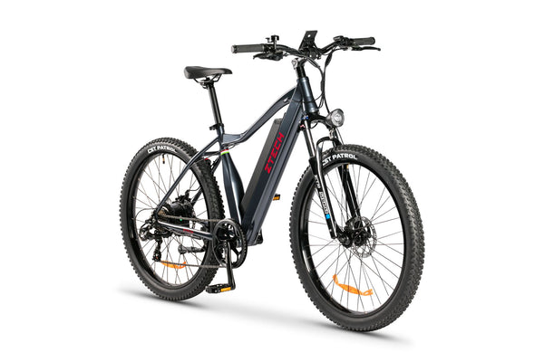 Bicicleta electrica Ztech ZT-87 GIANT SWORDFISH autonomie 45 km viteza maxima 25 km/h putere 250W acumulator 13Ah/48V nu necesita permis-Gri