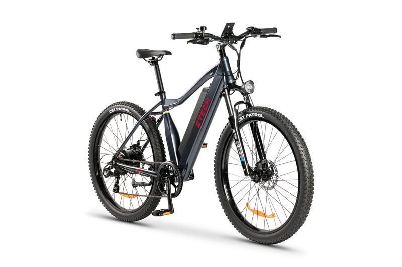 Bicicleta electrica Ztech ZT-87 GIANT SWORDFISH autonomie 45 km viteza maxima 25 km/h putere 250W acumulator 13Ah/48V nu necesita permis-Rosu