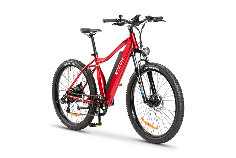 Bicicleta electrica Ztech ZT-87 GIANT SWORDFISH autonomie 45 km viteza maxima 25 km/h putere 250W acumulator 13Ah/48V nu necesita permis-Alb