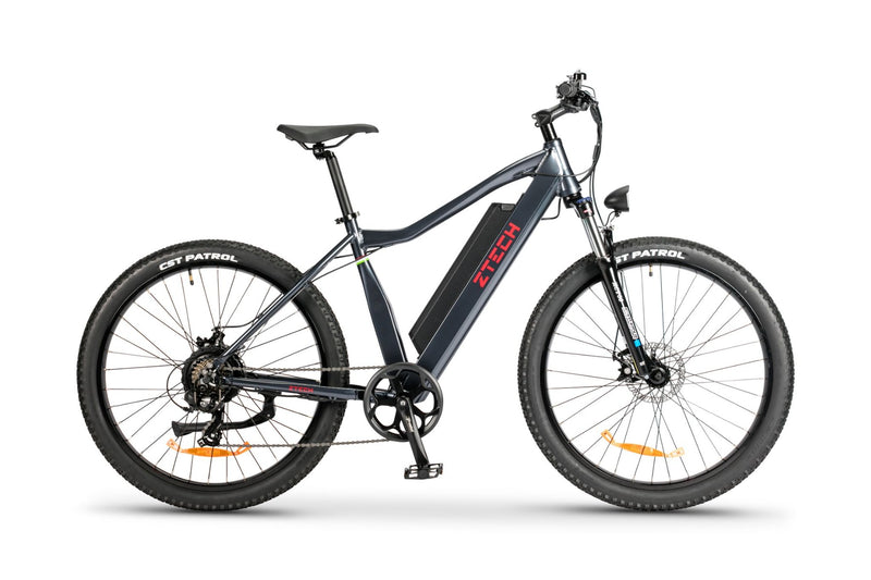Bicicleta electrica Ztech ZT-87 GIANT SWORDFISH autonomie 45 km viteza maxima 25 km/h putere 250W acumulator 13Ah/48V nu necesita permis-Alb