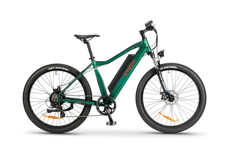 Bicicleta electrica Ztech ZT-87 GIANT SWORDFISH autonomie 45 km viteza maxima 25 km/h putere 250W acumulator 13Ah/48V nu necesita permis-Alb