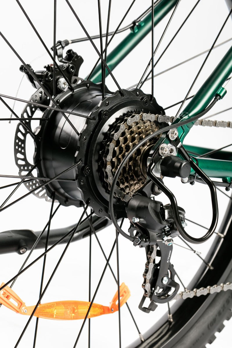 Bicicleta electrica Ztech ZT-87 GIANT SWORDFISH autonomie 45 km viteza maxima 25 km/h putere 250W acumulator 13Ah/48V nu necesita permis-Alb