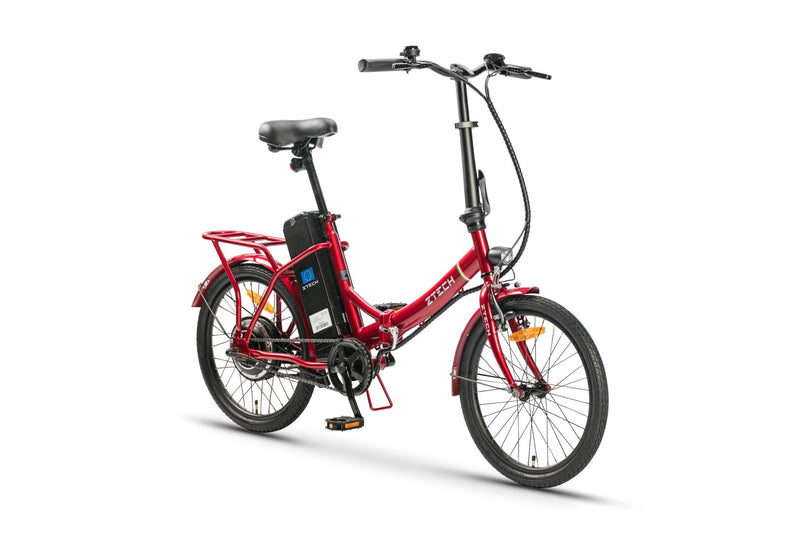 Bicicleta electrica Ztech ZT-88 CAMP 5.0 FOLDABLE autonomie 40 km viteza maxima 25 km/h putere 250W acumulator 9Ah/36V nu necesita permis-Negru