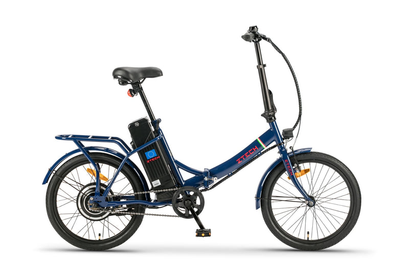 Bicicleta electrica Ztech ZT-88 CAMP 5.0 FOLDABLE autonomie 40 km viteza maxima 25 km/h putere 250W acumulator 9Ah/36V nu necesita permis-Negru