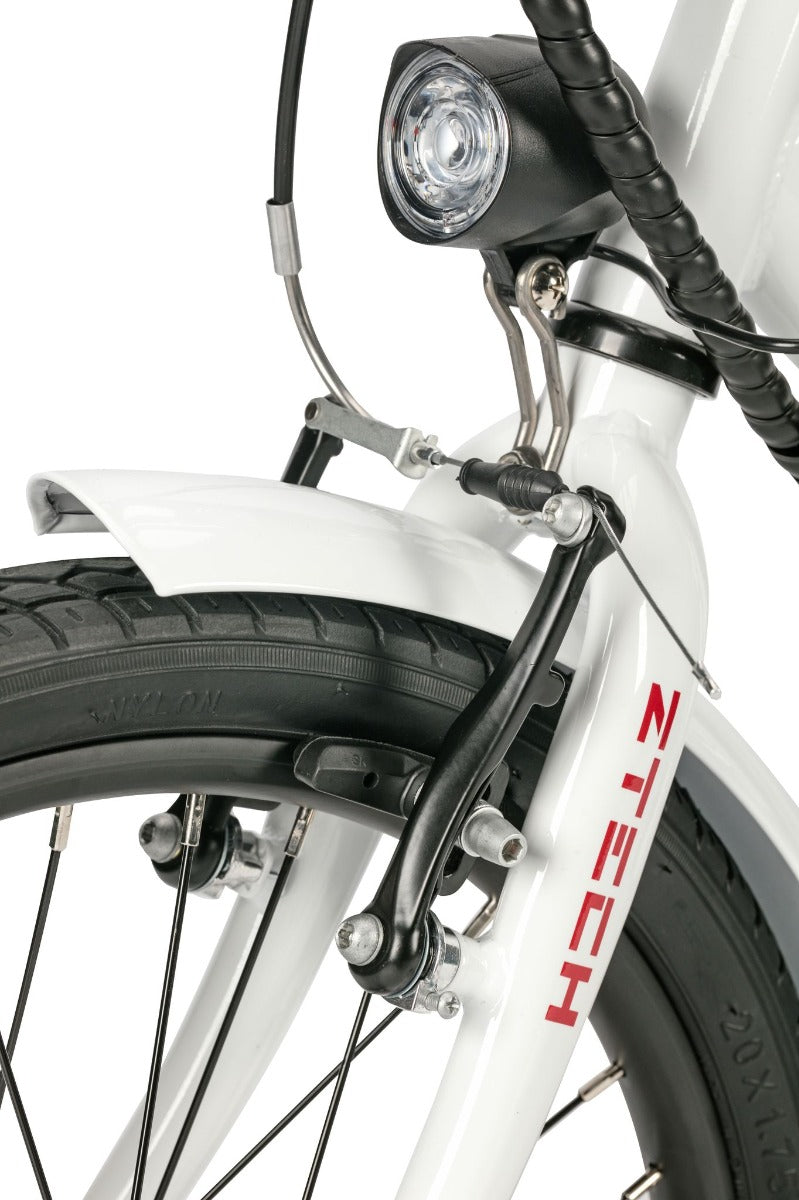 Bicicleta electrica Ztech ZT-88 CAMP 5.0 FOLDABLE autonomie 40 km viteza maxima 25 km/h putere 250W acumulator 9Ah/36V nu necesita permis-Negru