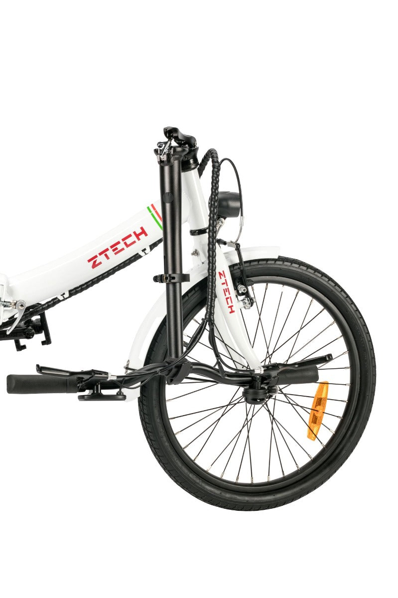 Bicicleta electrica Ztech ZT-88 CAMP 5.0 FOLDABLE autonomie 40 km viteza maxima 25 km/h putere 250W acumulator 9Ah/36V nu necesita permis-Negru