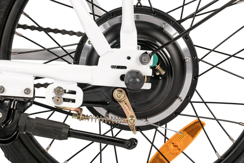 Bicicleta electrica Ztech ZT-88 CAMP 5.0 FOLDABLE autonomie 40 km viteza maxima 25 km/h putere 250W acumulator 9Ah/36V nu necesita permis-Negru