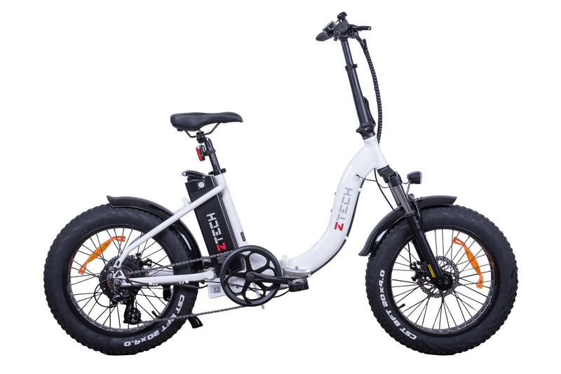 Bicicleta electrica Ztech ZT-89-C FATBIKE KID FOLDING 2.0 autonomie 50 km viteza maxima 25 km/h putere 250W acumulator 13Ah/48V nu necesita permis-Negru