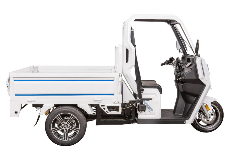 Tricicleta electrica Ztech ZT-93-A E-MOPED CARRIER 1.0 cu cabina autonomie 50 Km viteza maxima 45 km/h putere 3000W acumulator 45Ah/72V