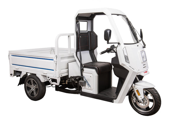 Tricicleta electrica Ztech ZT-93-A E-MOPED CARRIER 1.0 cu cabina autonomie 50 Km viteza maxima 45 km/h putere 3000W acumulator 45Ah/72V