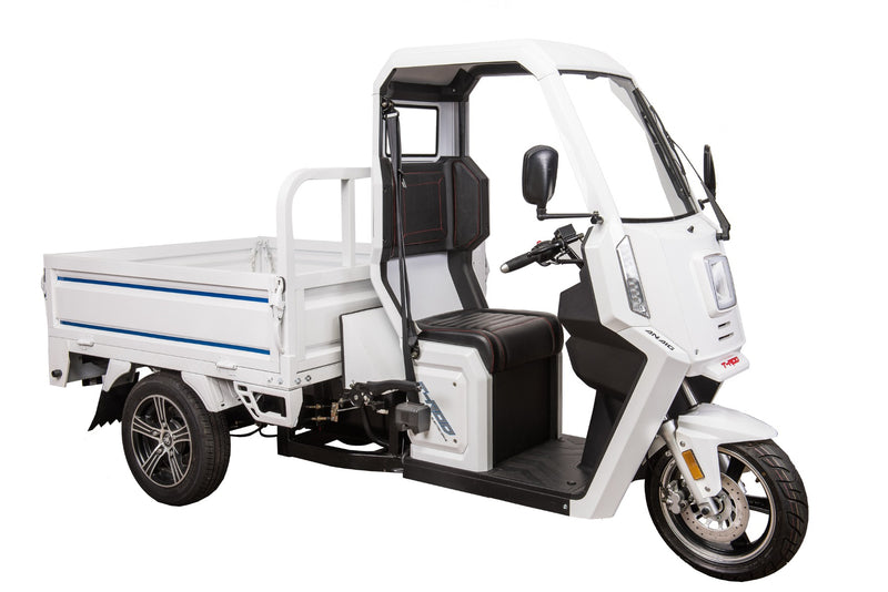 Tricicleta electrica Ztech ZT-93-A E-MOPED CARRIER 1.0 cu cabina autonomie 50 Km viteza maxima 45 km/h putere 3000W acumulator 45Ah/72V
