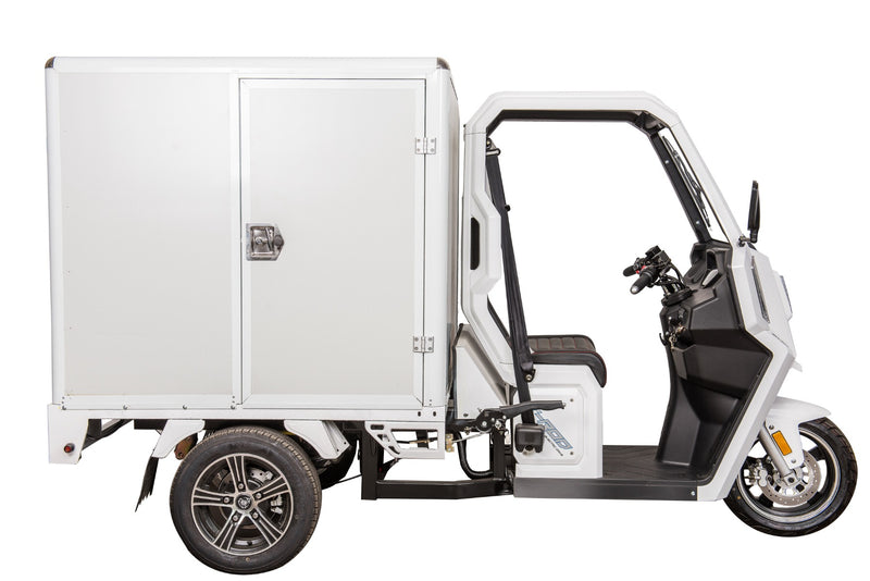 Tricicleta electrica Ztech ZT-94-A E-MOPED CARRIER 2.0 cu cabina autonomie 50 Km viteza maxima 45 km/h putere 3000W acumulator 45Ah/72V