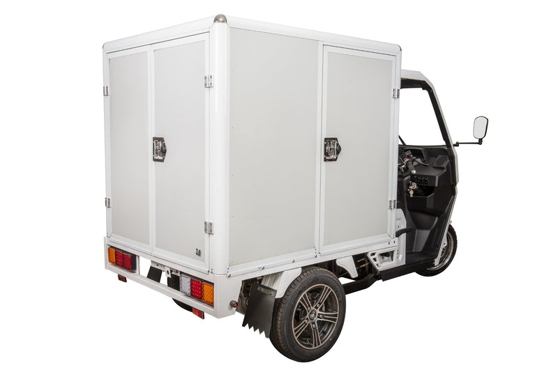 Tricicleta electrica Ztech ZT-94-B E-MOPED CARRIER 2.0 cu cabina autonomie 50 Km viteza maxima 45 km/h putere 3000W acumulator 2x45Ah/72V