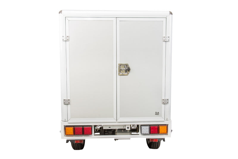 Tricicleta electrica Ztech ZT-94-A E-MOPED CARRIER 2.0 cu cabina autonomie 50 Km viteza maxima 45 km/h putere 3000W acumulator 45Ah/72V